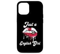 Just A English Girl Lips England Flag Roots Great Britain Case for iPhone 12/12 Pro