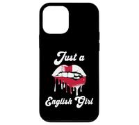 Just A English Girl Lips England Flag Roots Great Britain Case for iPhone 12 mini