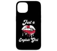 Just A English Girl Lips England Flag Roots Great Britain Case for iPhone 13