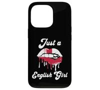 Just A English Girl Lips England Flag Roots Great Britain Case for iPhone 13 Pro