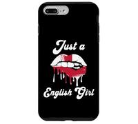 Just A English Girl Lips England Flag Roots Great Britain Case for iPhone 7 Plus/8 Plus