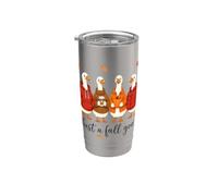 Just a Fall Goose Autumn Preppy Stainless Steel Insulated Tumbler