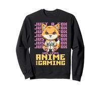 Just A Fox Who Loves Anime And Video Gaming Sweatshirt