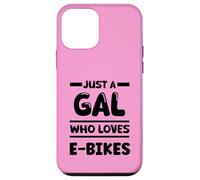 Just a Gal Who Loves E-bikes Case for iPhone 12 mini
