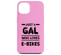 Just a Gal Who Loves E-bikes Case for iPhone 13