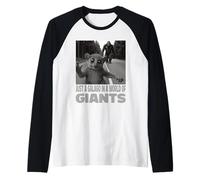 Just A Galago in A World of Giants Raglan Baseball Tee