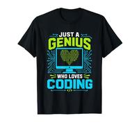 Just a Genius Who Loves Coding Value Graphic T-Shirt