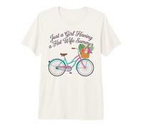 Just A Girl Having A Hot Wife Summer - Beach Cruiser Premium T-Shirt