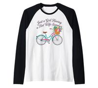 Just A Girl Having A Hot Wife Summer - Beach Cruiser Raglan Baseball Tee