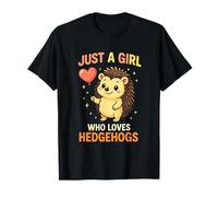 Just A Girl - Hedgehog Fan Funny Animal T-Shirt