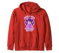 Just a Girl K-pop Princess Chibi Cute Zip Hoodie