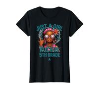 Just a Girl Rockin’ 5th Grade Funny Grade 5 Merch For Girls T-Shirt
