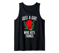 Just a Girl Who Hits Things Tank Top
