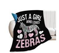 Just A Girl Who Love Wolves Blanket Cute Funny Wolf Decor Animal Throw Blanket Wolf Gifts for Girls Boys Super Warm Soft Plush Fleece Flannel Blanket Couch Bedding Blanket for Baby Kids Women 40"x50"