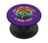 Just A Girl Who Loves A Good Fight PopSockets Adhesive PopGrip