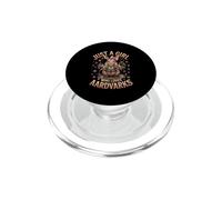 Just A Girl Who Loves Aardvarks Animal Lover PopSockets PopGrip for MagSafe