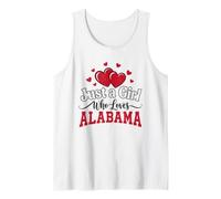 Just a Girl Who Loves Alabama State Pride Tank Top