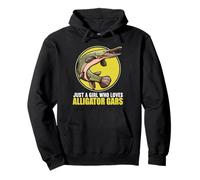 Just a Girl who loves Alligator Gars. Alligator Gar Pullover Hoodie