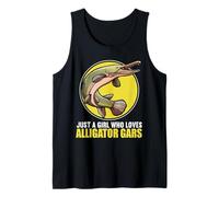 Just a Girl who Loves Alligator Gars. Alligator Gar Tank Top