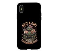 Just A Girl Who Loves Alligator Snapping Turtles Case for iPhone X/XS