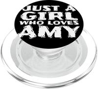 Just A Girl Who Loves Amy PopSockets PopGrip for MagSafe