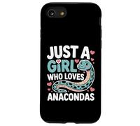 Just a Girl Who Loves Anacondas Cute Snake Lovers Case for iPhone SE (2020) / 7/8