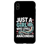 Just a Girl Who Loves Anacondas Cute Snake Lovers Case for iPhone XS Max