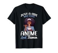 Just A Girl Who Loves Anime And Ramen African American T-Shirt