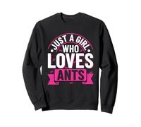 Just A Girl Who Loves Ants Ant Farm Ant Kid Sweatshirt