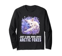 Just a Girl who Loves Arctic Foxes Lovers Arctic Fox Long Sleeve T-Shirt