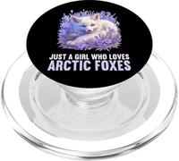 Just a Girl who loves Arctic Foxes Lovers Arctic Fox PopSockets PopGrip for MagSafe