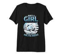 Just A Girl Who Loves Arctic Foxes Premium T-Shirt
