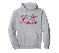 Just a Girl Who Loves Arizona. Cute Women's Teen Girls Tween Pullover Hoodie