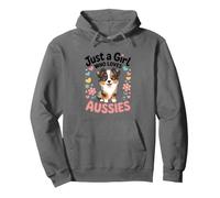 Just A Girl Who Loves Aussies Australian Shepherd Pullover Hoodie