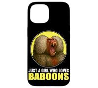 Just a Girl who loves Baboons Baboon Case for iPhone 15