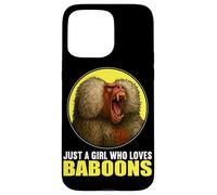 Just a Girl who loves Baboons Baboon Case for iPhone 15 Pro Max