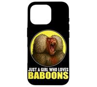 Just a Girl who loves Baboons Baboon Case for iPhone 16 Pro