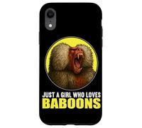 Just a Girl who loves Baboons Baboon Case for iPhone XR