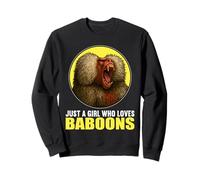 Just a Girl who loves Baboons Baboon Sweatshirt