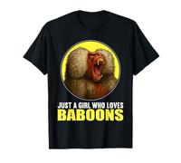 Just a Girl who loves Baboons Baboon T-Shirt