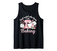 Just A Girl Who Loves Baking Cute Pastry Chef Culinary Baker Tank Top