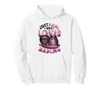 Just A Girl Who Loves Baking Pastry Baker Pullover Hoodie