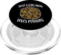 Just a Girl Who Loves Ball Pythons Cute Ball Python Snake PopSockets PopGrip for MagSafe