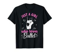 Just a Girl Who Loves Ballet Dance Passion and Grace T-Shirt