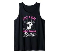 Just a Girl Who Loves Ballet Dance Passion and Grace Tank Top