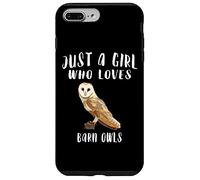 Just A Girl Who Loves Barn Owl Bird Lover Gift Case for iPhone 7 Plus/8 Plus