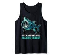 Just a Girl who Loves Basking Sharks Basking Shark Tank Top