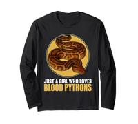 Just a Girl who Loves Blood Pythons Blood Python Long Sleeve T-Shirt