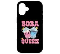 Just A Girl Who Loves Bubble Tea Boba Queen Boba Tea Case for iPhone 16