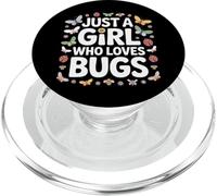 Just A Girl Who Loves Bugs Entomologist Nature Science PopSockets PopGrip for MagSafe